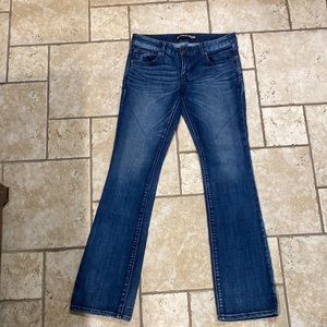 Express Barely Boot Stella Low Rise jeans- Size 4